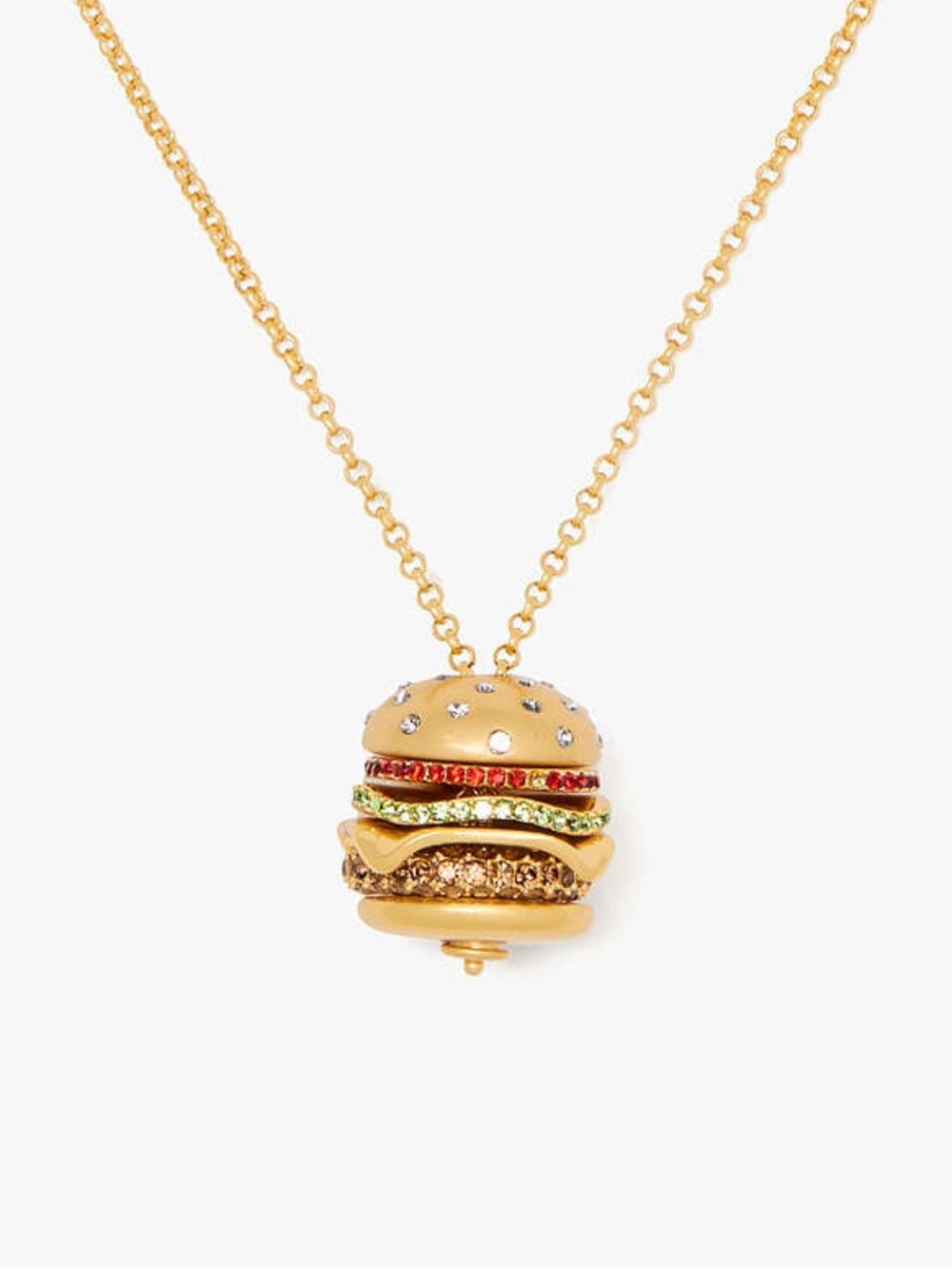 Kate Spade Fast Food Burger Pendant